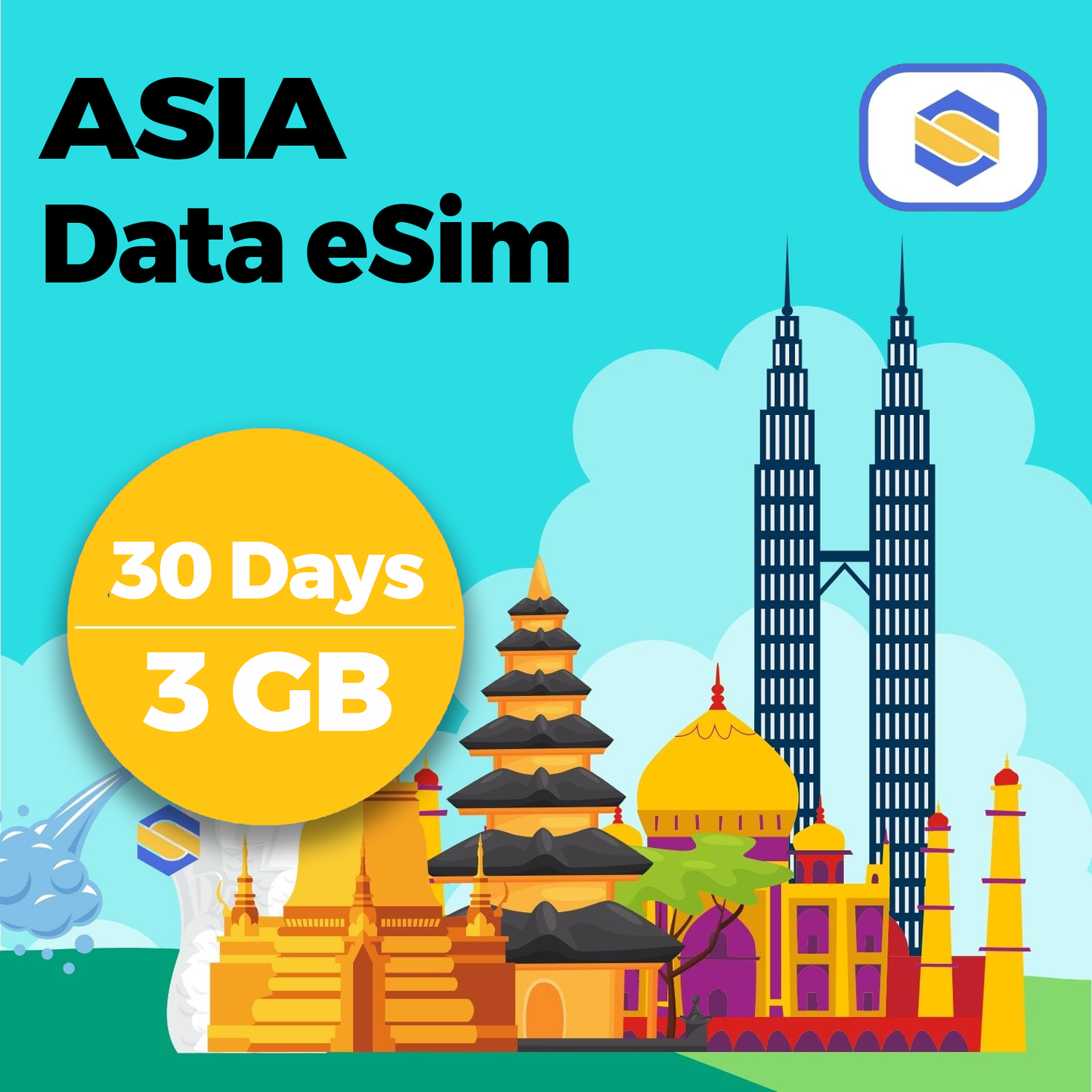 INDONESIA 3GB - 30 Days