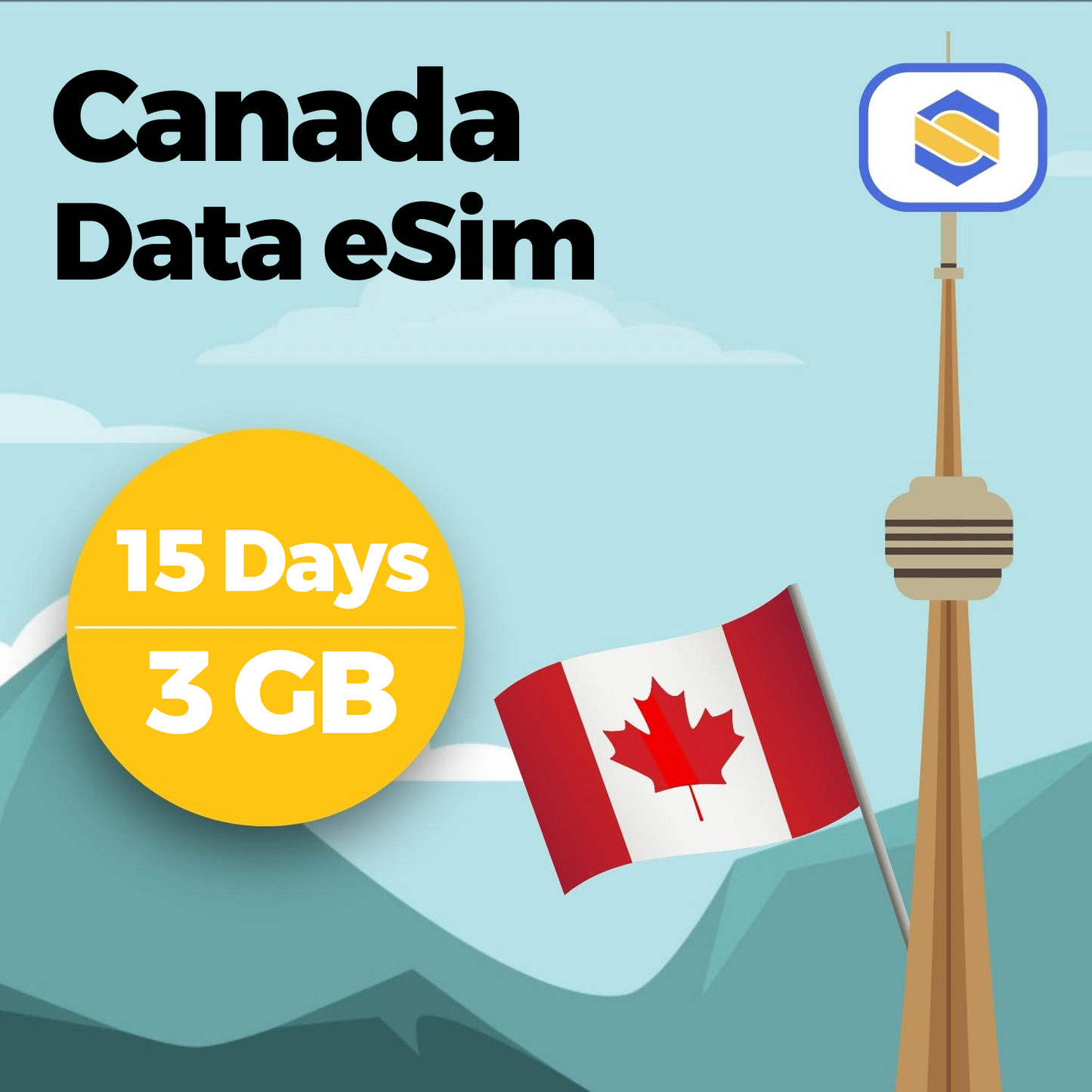CANADA 3GB - 15 Days