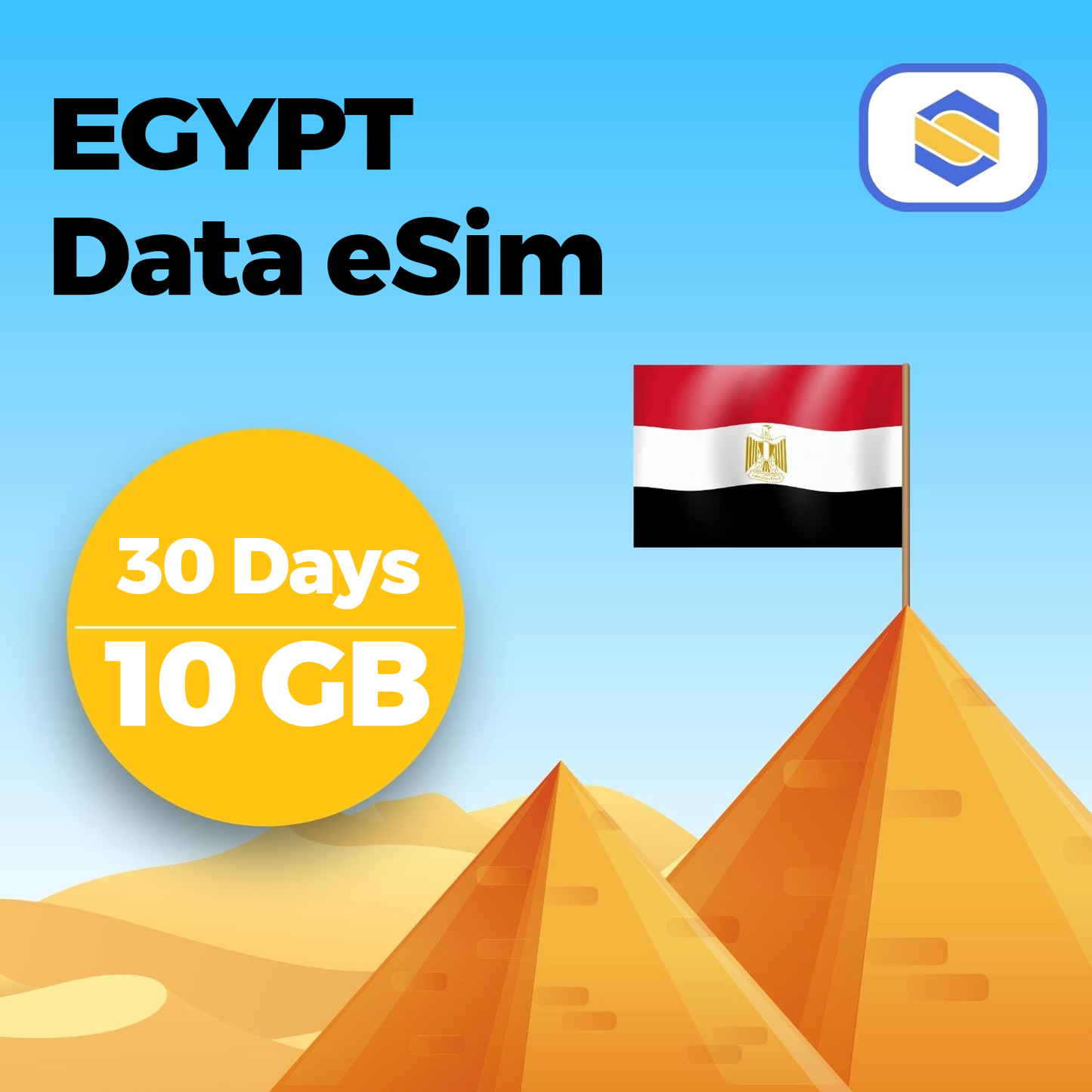 EGYPT 10GB 30-Days eSIM