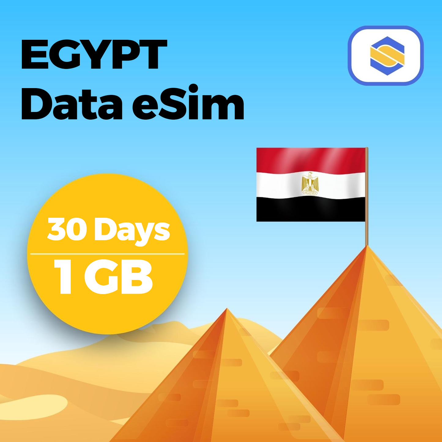 EGYPT 1GB 30-Days eSIM