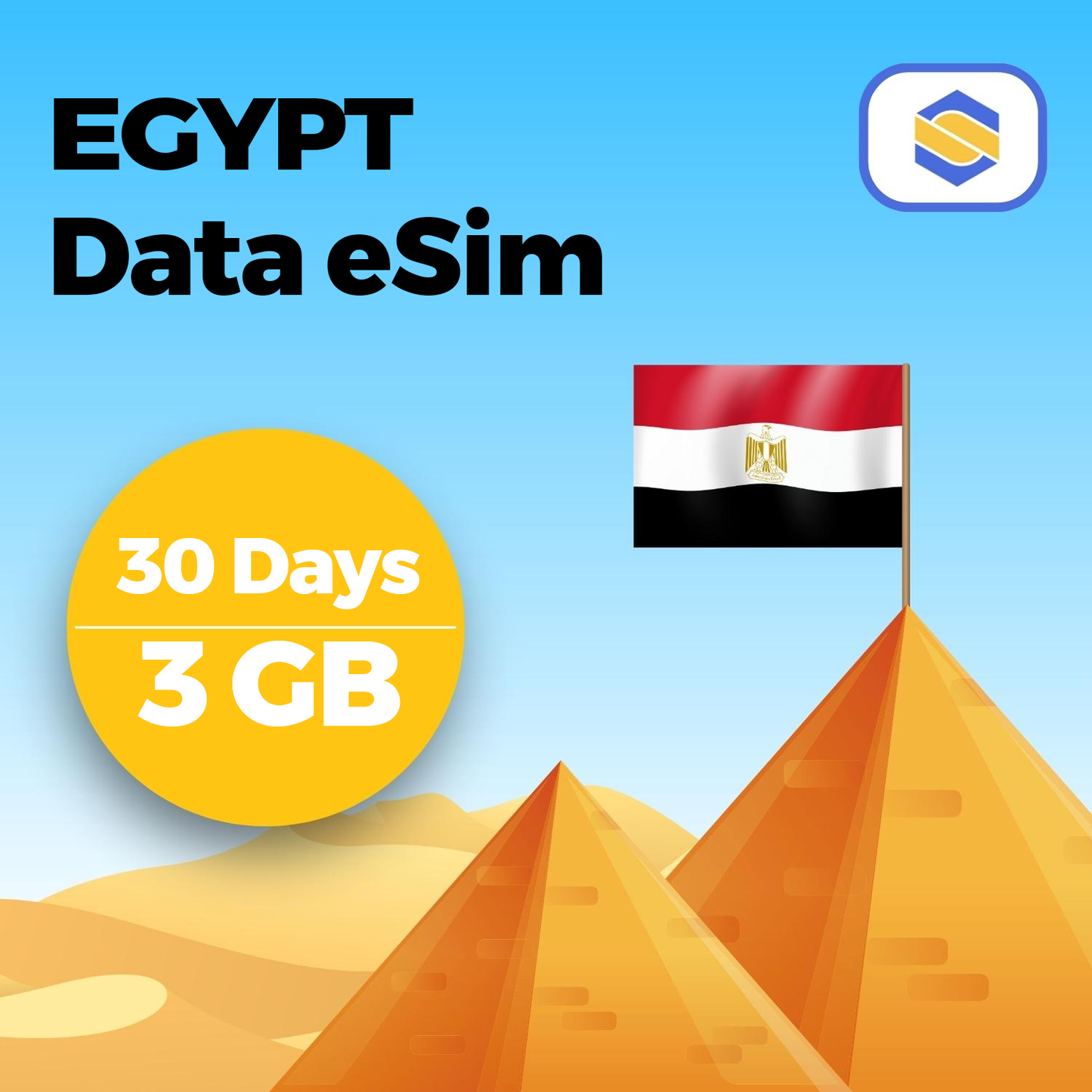 EGYPT 3GB 30-Days eSIM