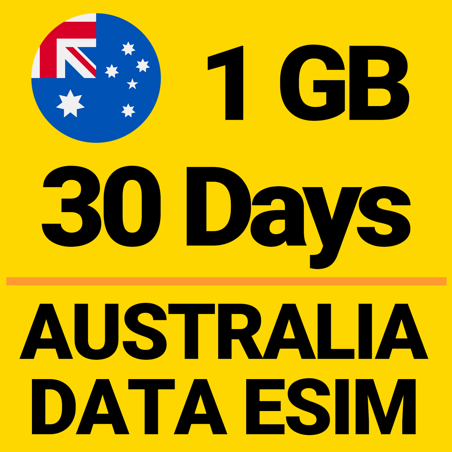 Australia 1GB 30 Days