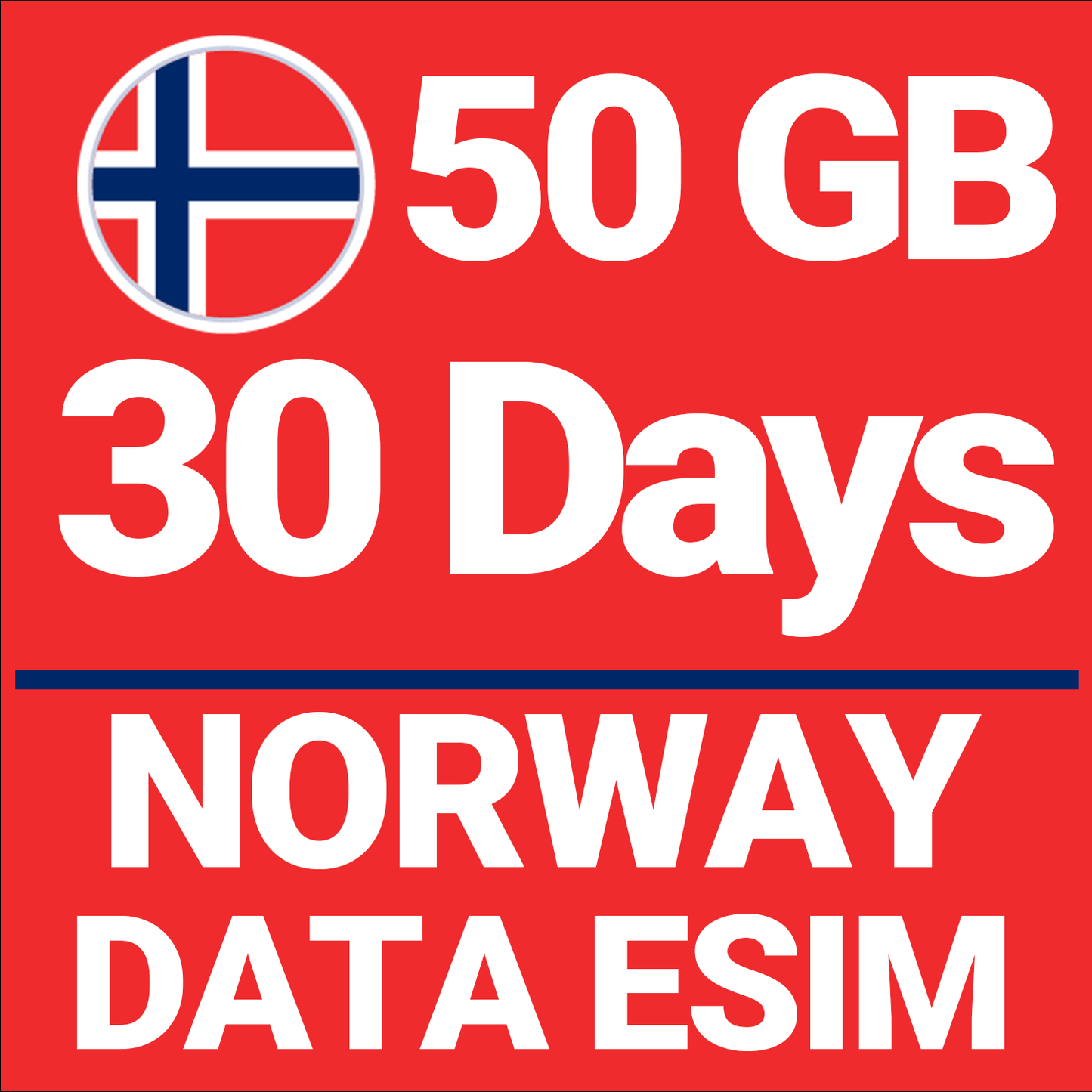 NORWAY 50GB - 30 Days