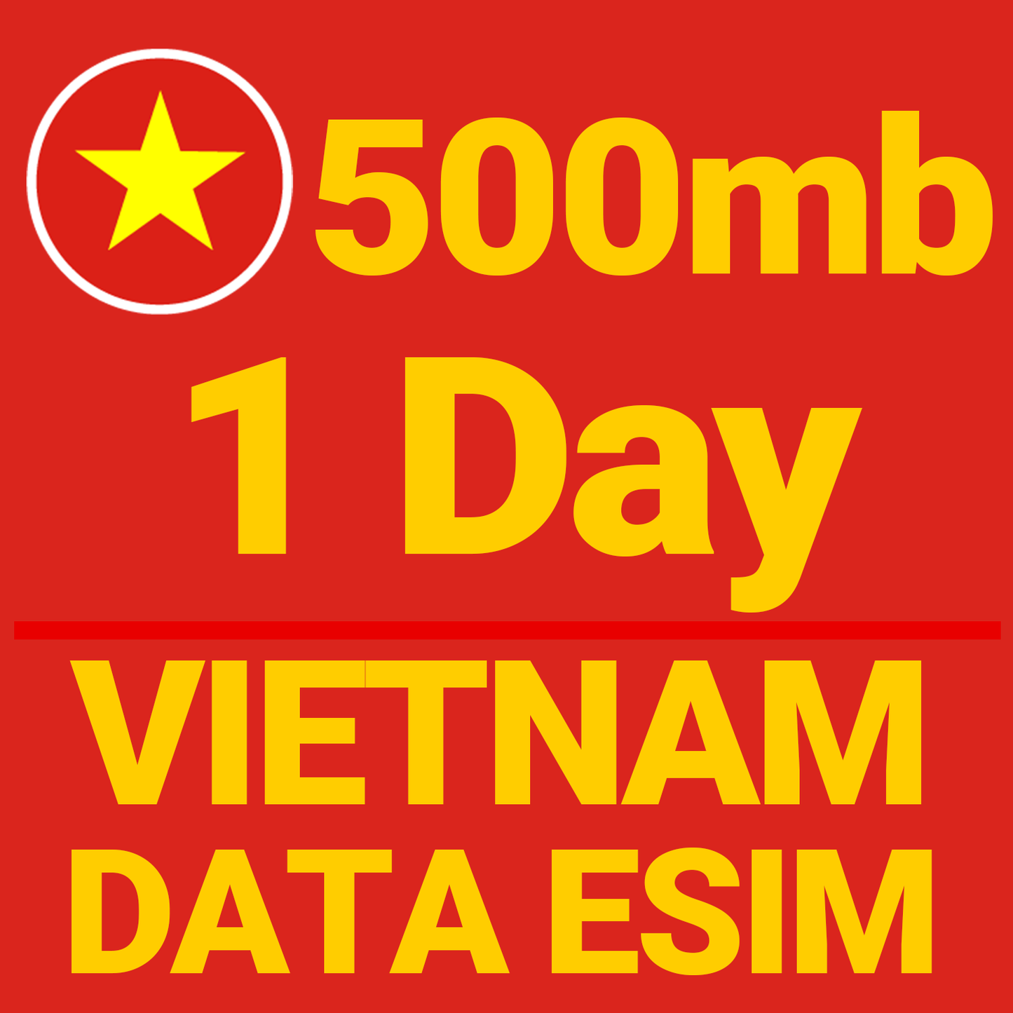 Vietnam 500mb - 1 Day