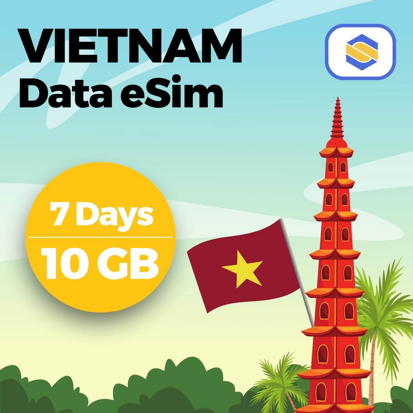 Vietnam 10GB - 7 Days
