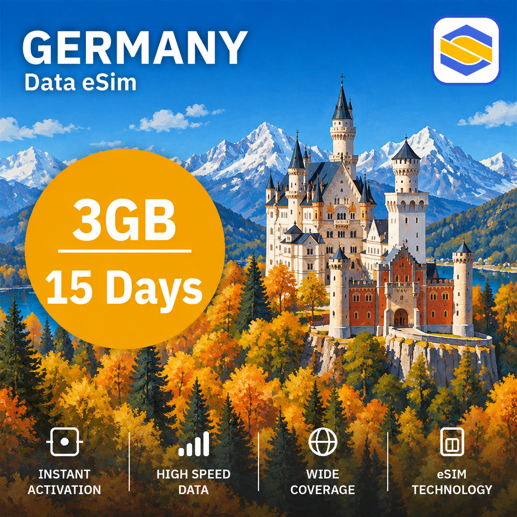 GERMANY 3GB - 15 Days