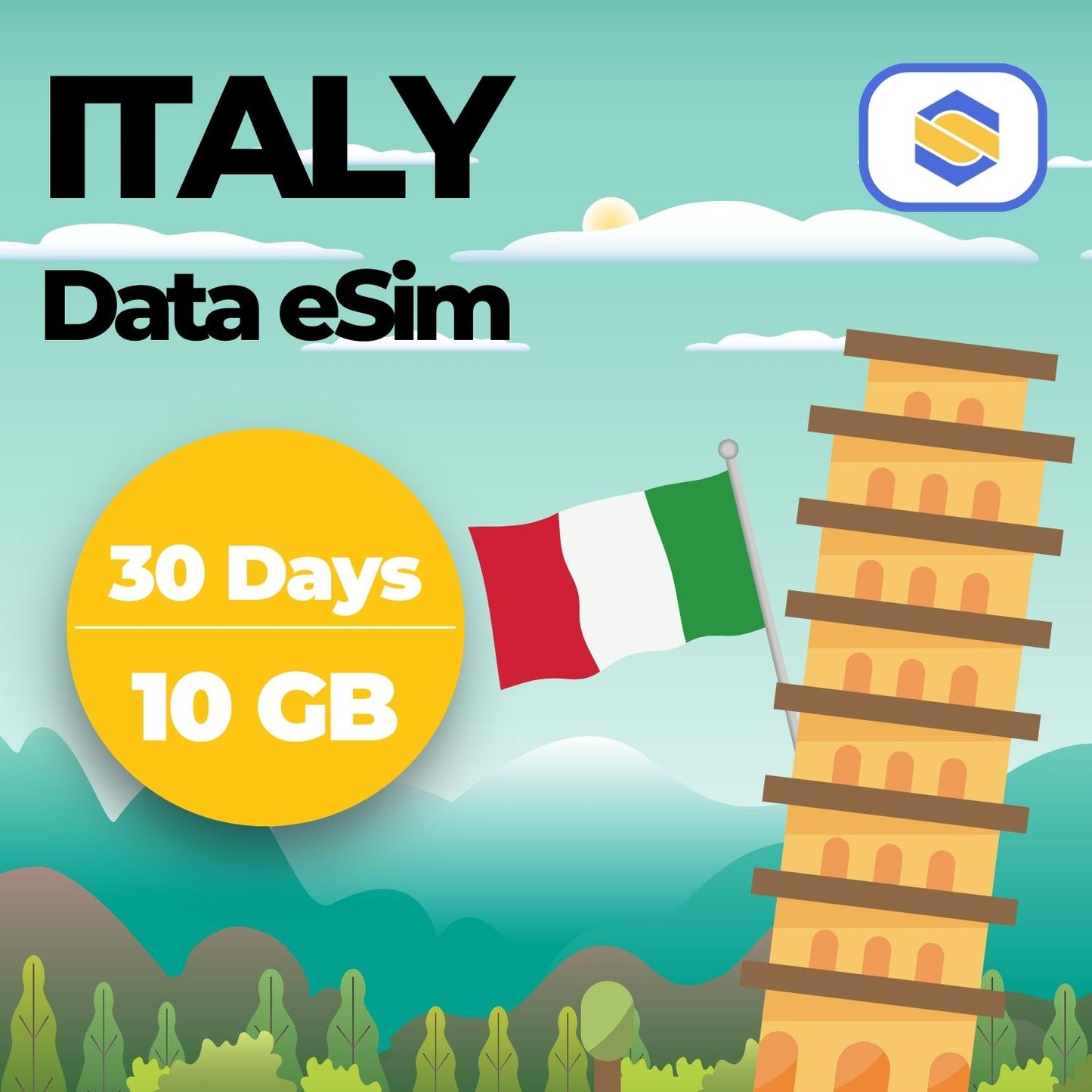 ITALY 10GB - 30 Days