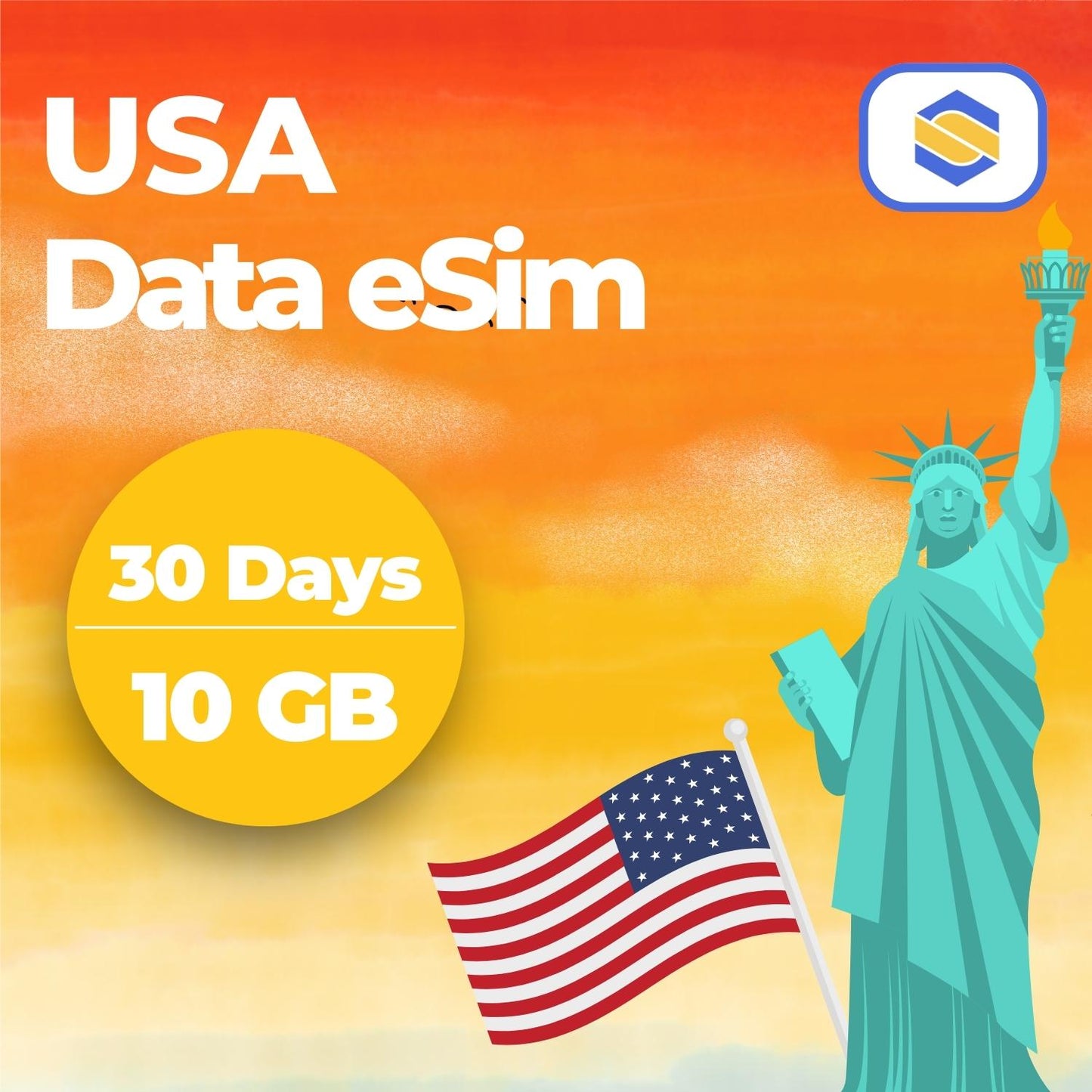 USA 10GB - 30 Days