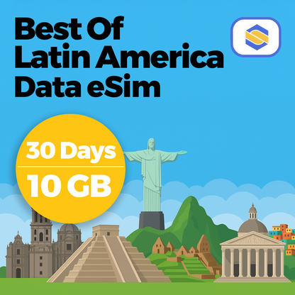 The Best of Latin America 10GB 30-Day eSIM