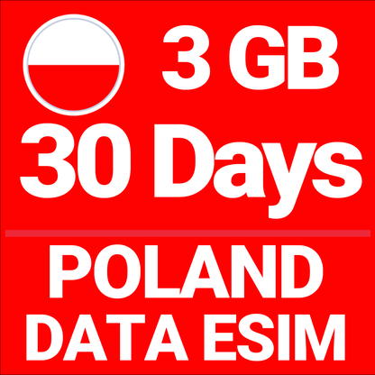 POLAND 3GB - 30 Days