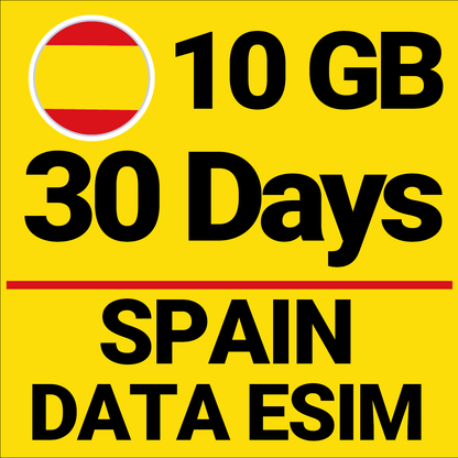 SPAIN 10GB - 30 Days (Copy)