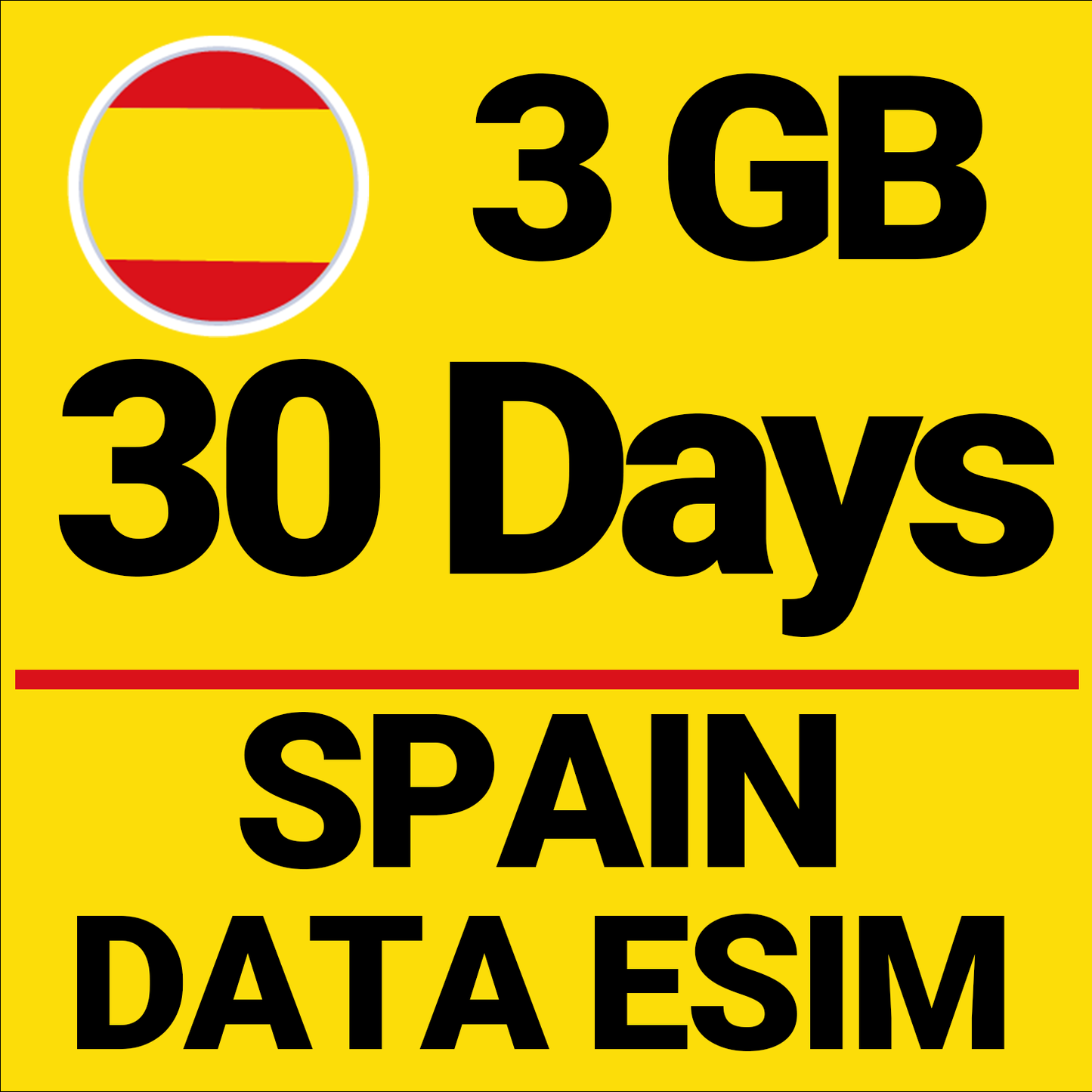 SPAIN 3GB - 30 Days