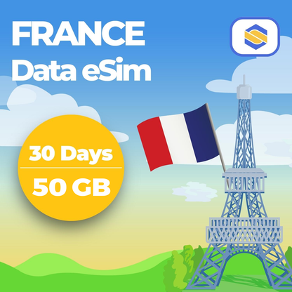 FRANCE 50GB - 30 Days