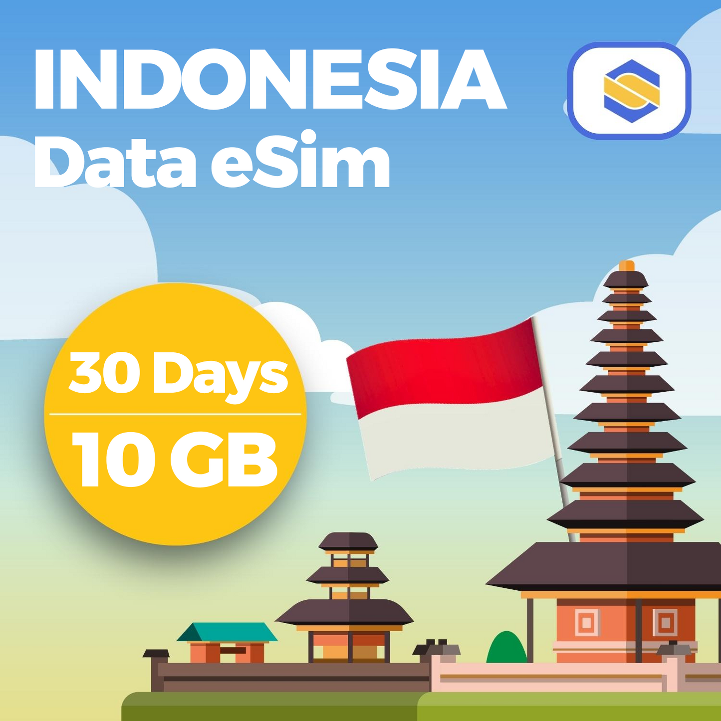 Indonesia 10GB - 30 Days