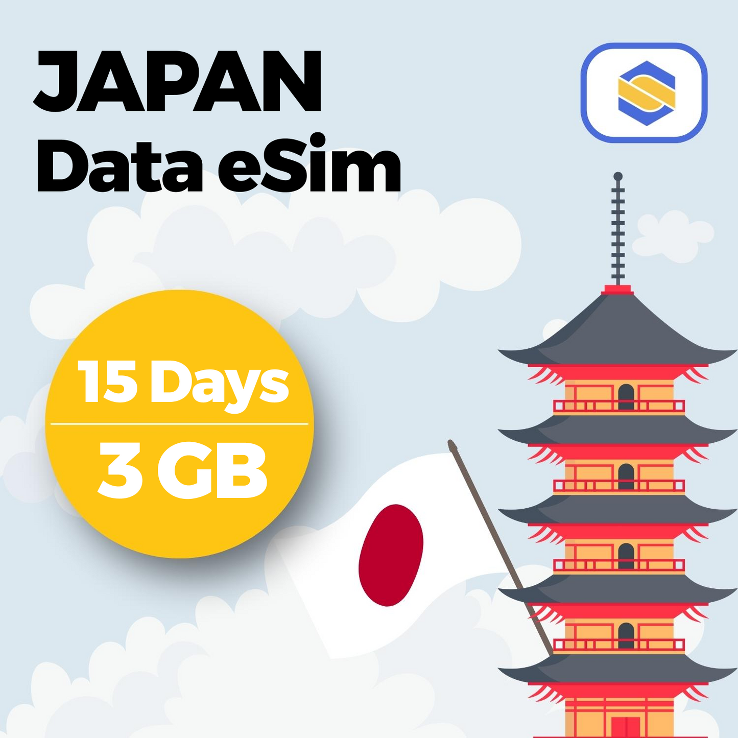 Japan 3GB - 15 Days