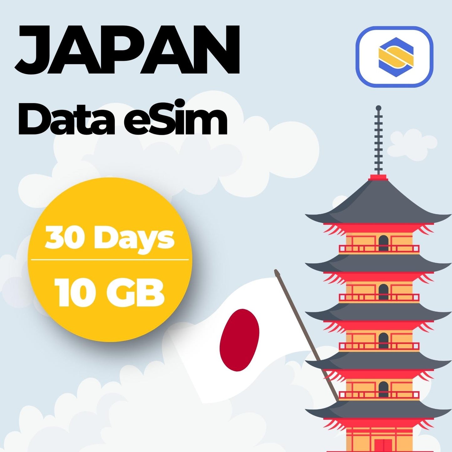 Japan 10GB - 30 Days