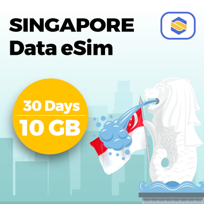 SINGAPORE 10GB - 30 Days