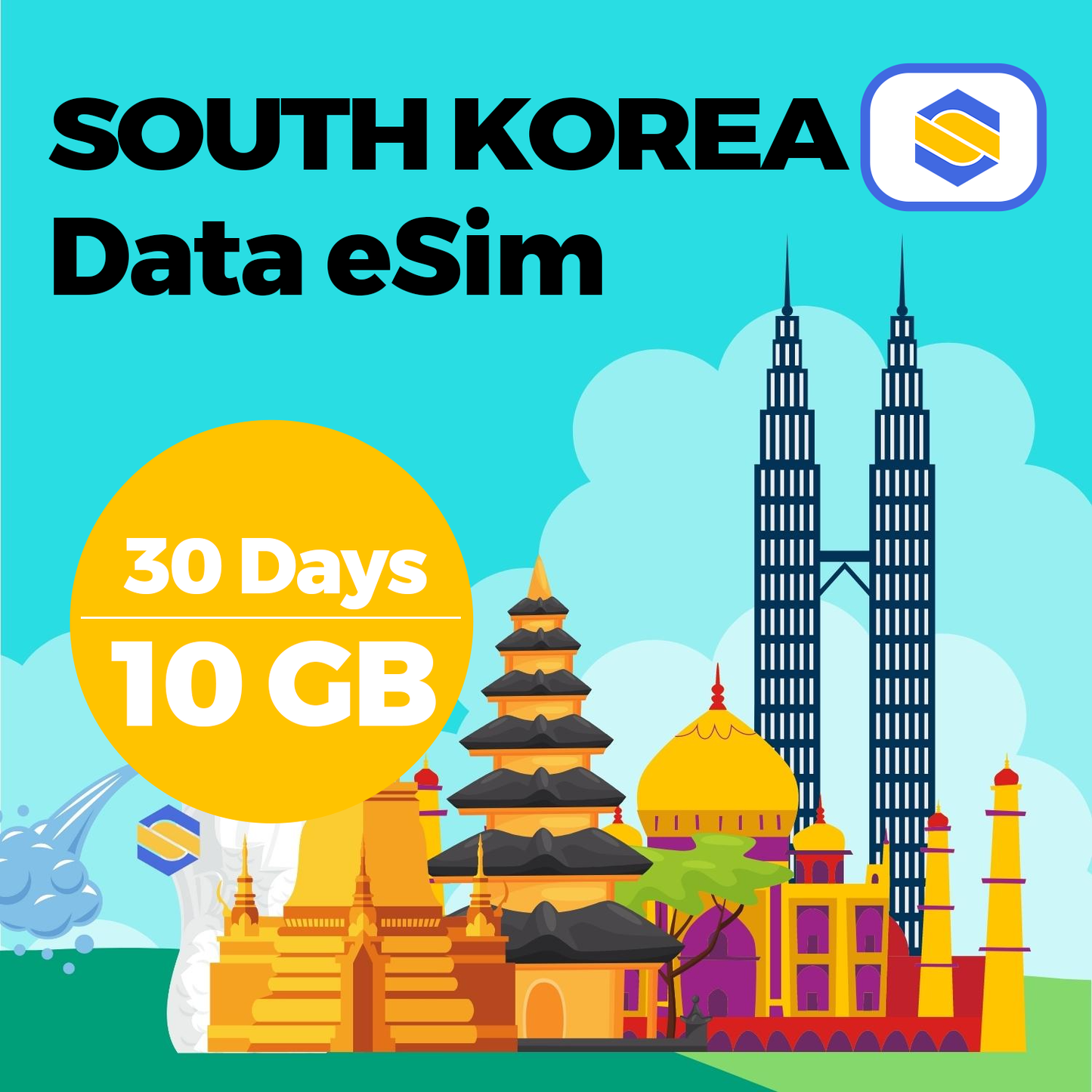 SOUTH KOREA 10GB - 30 Days