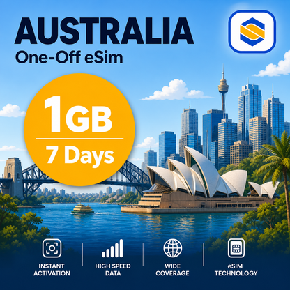 Australia 1GB 7 Days