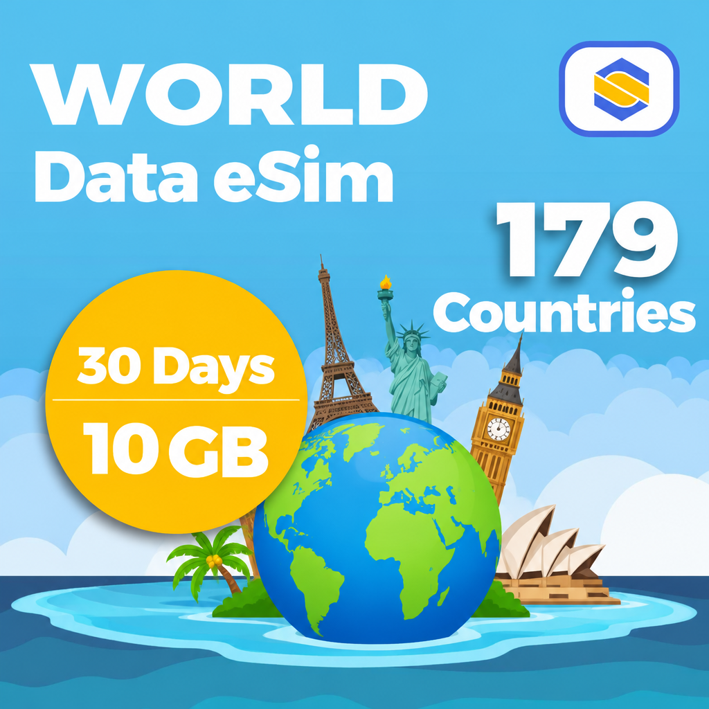 WORLD 10GB - 30 Days