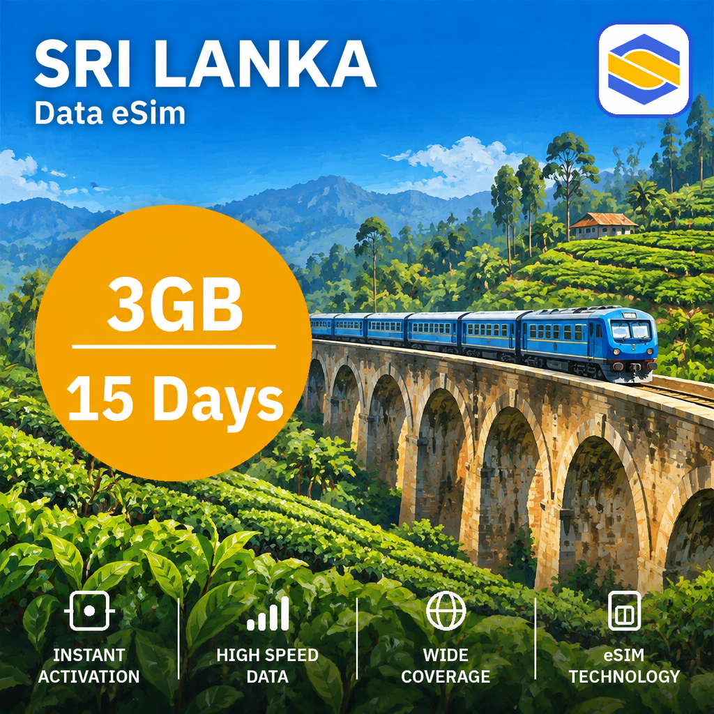 SRI LANKA 3GB - 15 Days
