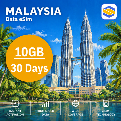 MALAYSIA 10GB - 30 Days