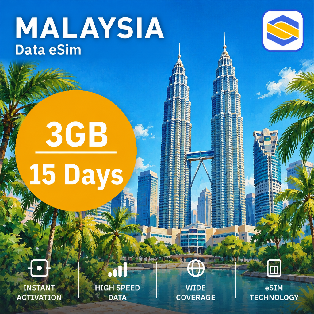 MALAYSIA 3GB - 15 Days