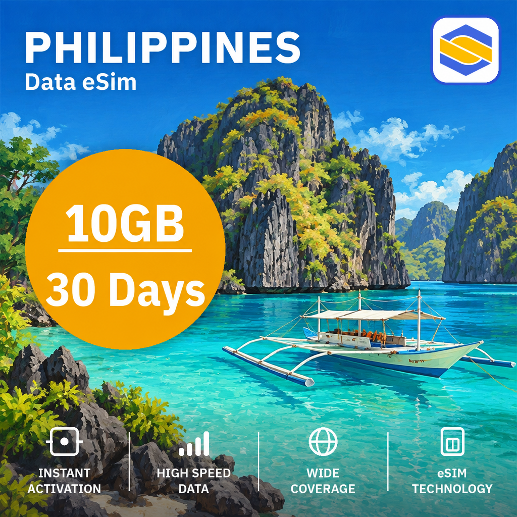 PHILIPPINES 10GB - 30 Days