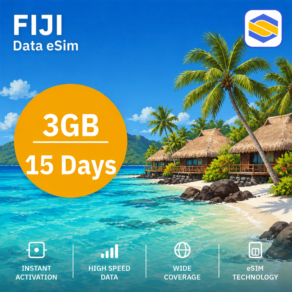 FIJI 3GB - 15 Days