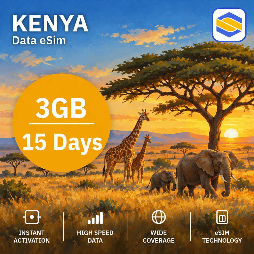 KENYA 3GB - 15 Days