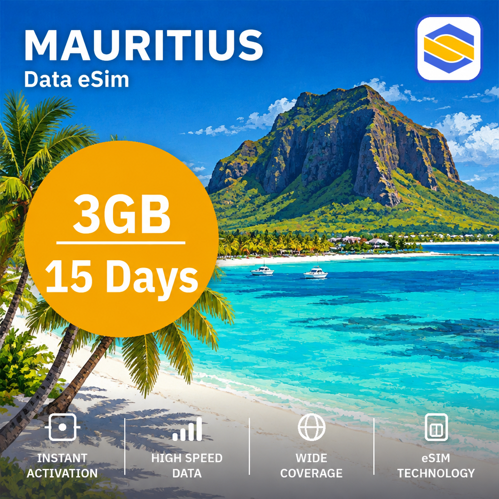 MAURITIUS 3GB - 15 Days