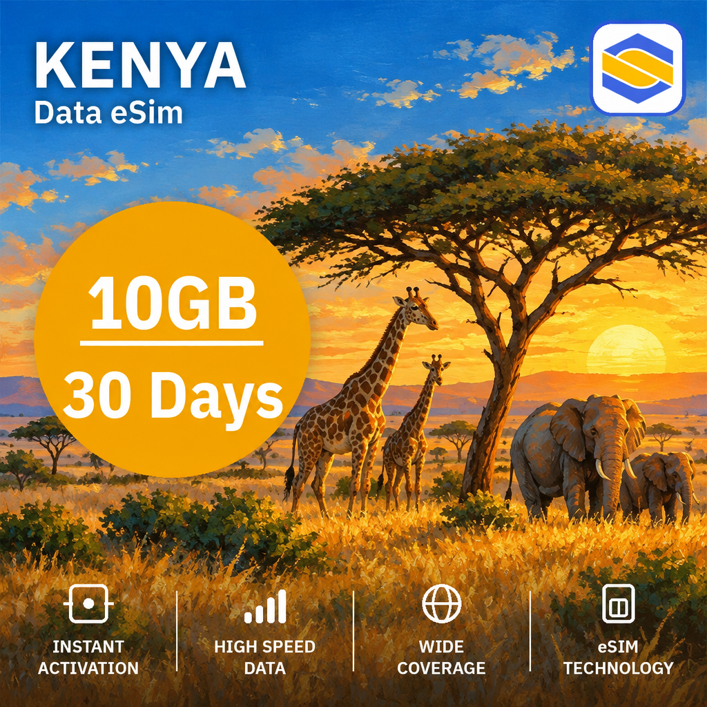 KENYA 10GB - 30 Days
