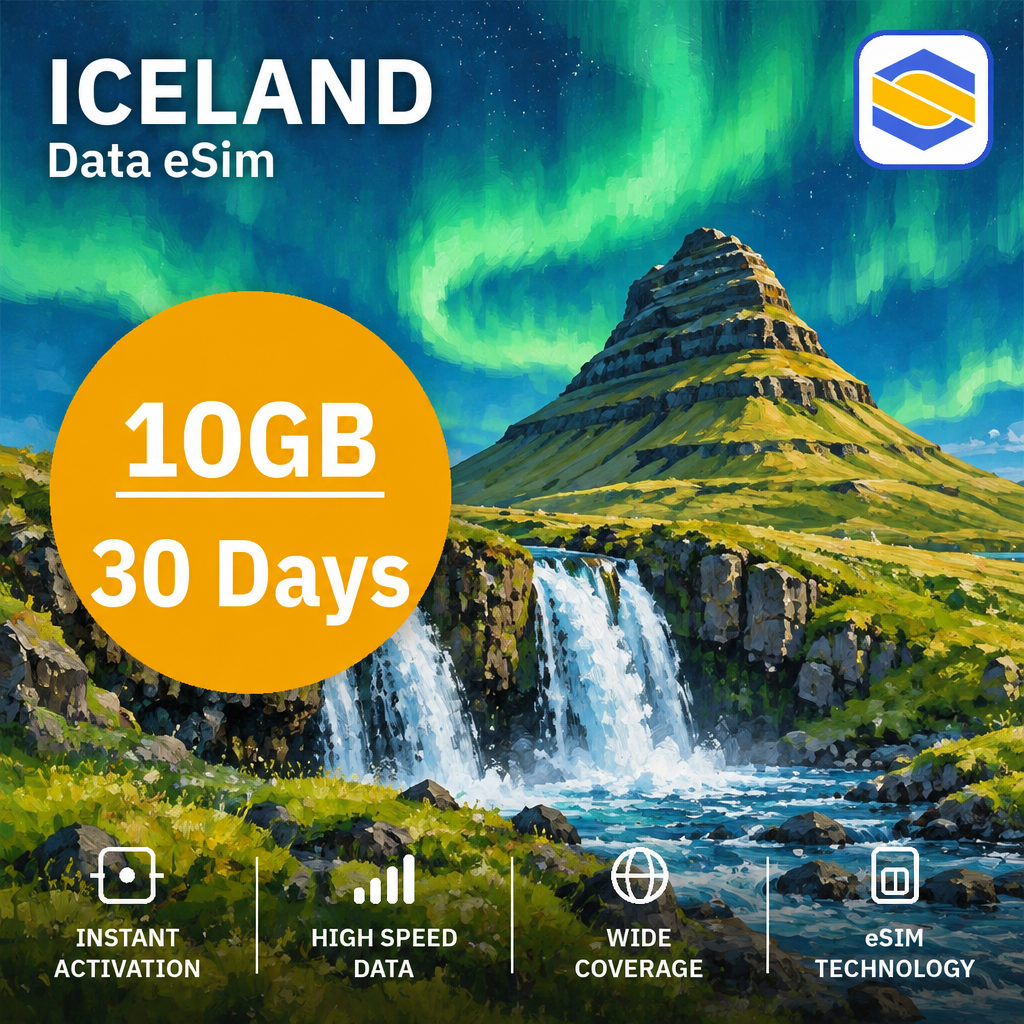 ICELAND 10GB - 30 Days