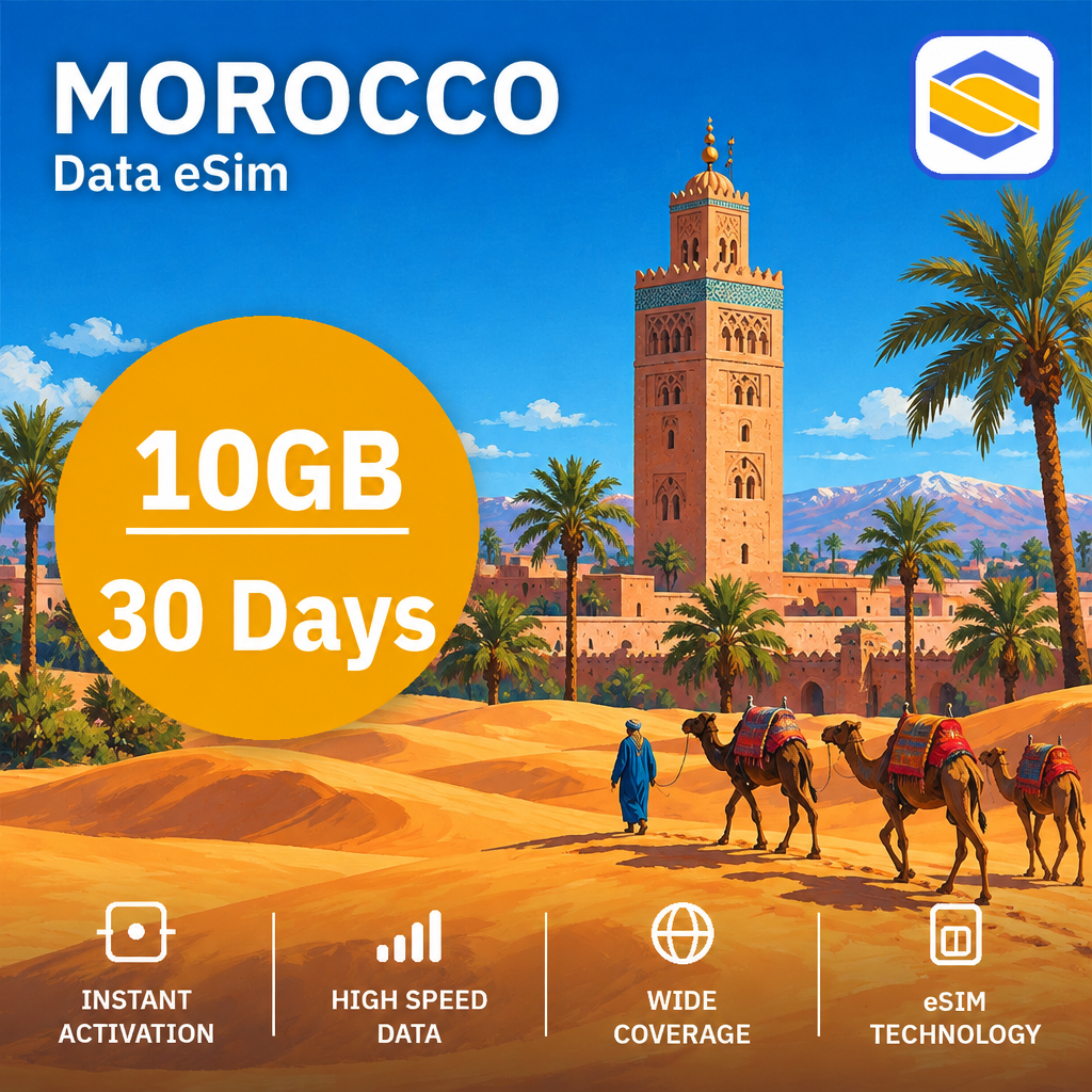 MOROCCO 10GB - 30 Days