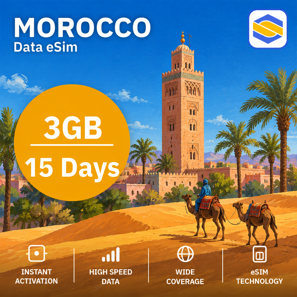 MOROCCO 3GB - 15 Days