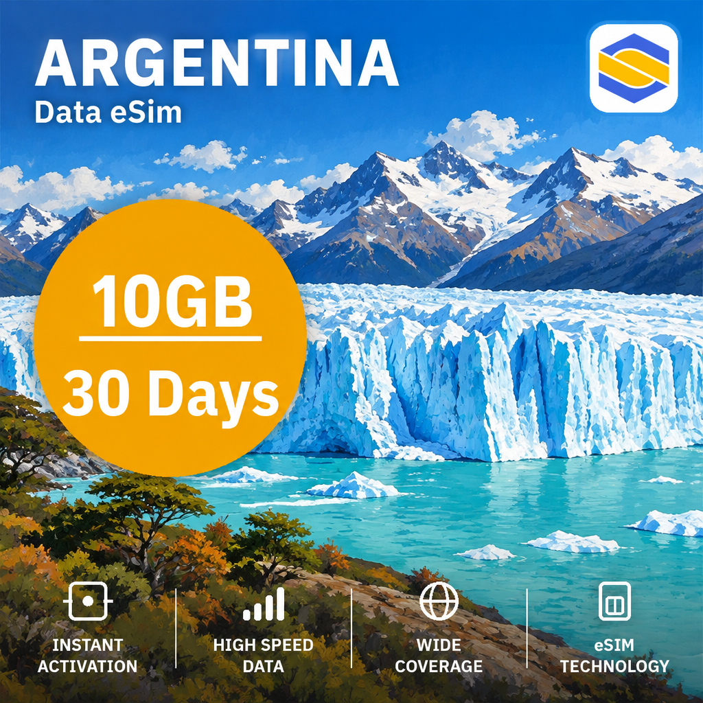ARGENTINA 10GB - 30 Days