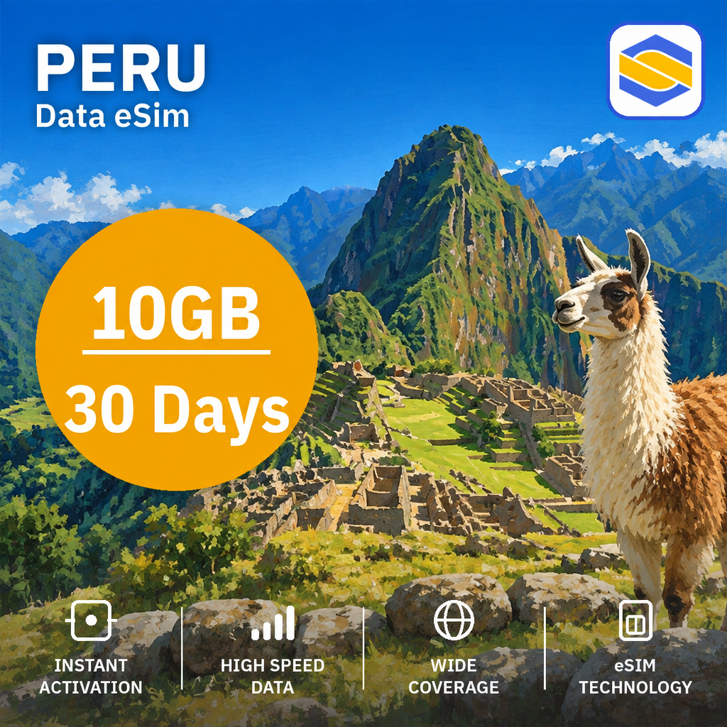 PERU 10GB - 30 Days