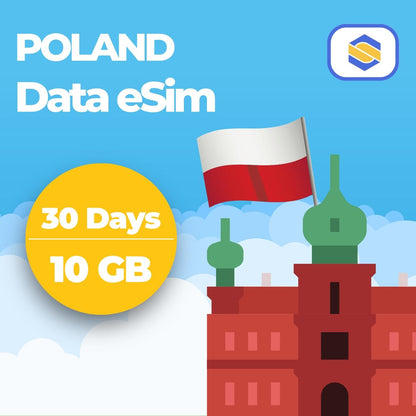 POLAND 10GB - 30 Days