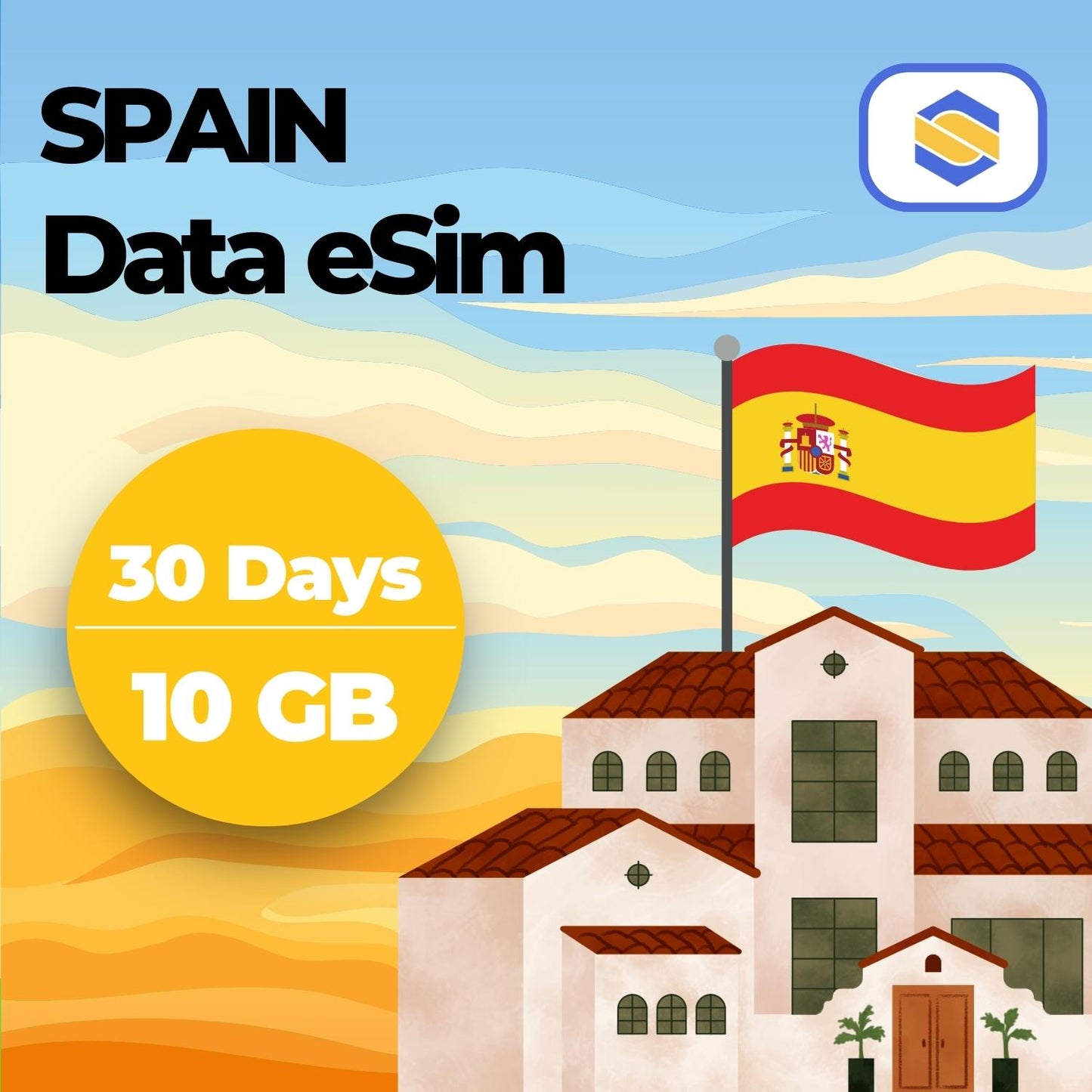 SPAIN 10GB - 30 Days